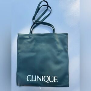 Clinique Dark Green Tote Bag